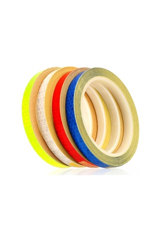 8 M Yansıtıcı Bant Pvc Bisiklet Tekerlekleri Yansıtan Floresan