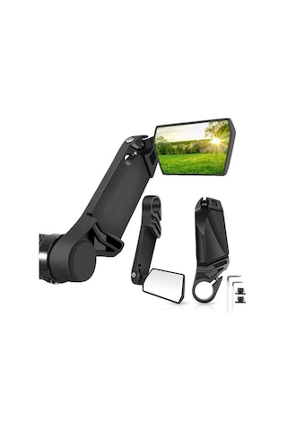 Xbyc 419 360 Dönebilir Katlanabilir Dayanıklı Gidon Boynuzlu Bisiklet Dikiz Aynası