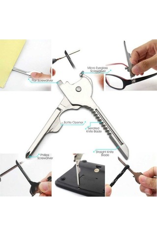 Tongxida Kompakt 6 Lı Çelik Alet Seti - Mükemmel Açık Hava & Ev Kullanımı