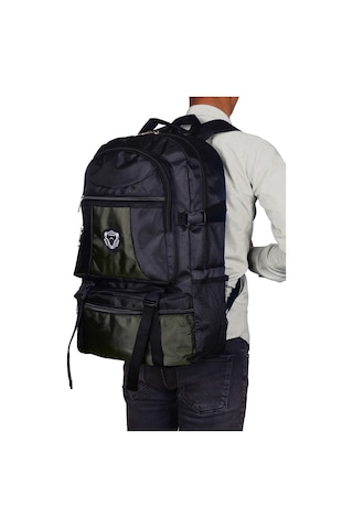 Strong Bag Strong Büyük Boy Dağcı Sırt Çantası Kamp Çantası Uc Haki Yeşil Siyah - Yeşil