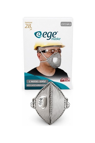 Ege 4023 V Ffp2 Nr D Aktif Karbon Ventilli Maske 10'lu