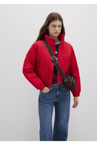 Mavi - Kırmızı Ceket 1110269-90367 Kırmızı