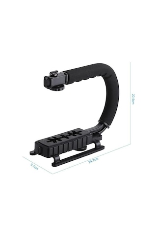 Işıklı Telefon Video Rig Çerçeve Diğer