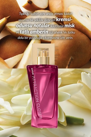 Avon Attraction Closer Kadın Parfüm Ve Vücut Losyounu Paketi Çiçek