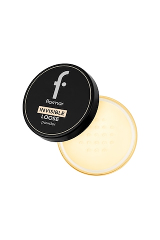 Flormar Invisible Loose Transparan & Yarı Mat Bitişli Sabitleyici Toz Pudra 002 Banana Yum