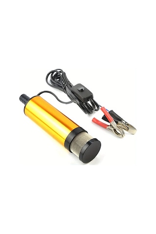 Xuweiwei 24 38mm Yüksek Güçlü 12v 24v Dc Elektrikli Dizel Su Transfer Pompası Taşınabilir Alüminyum Alaşımlı Otomotiv Kullanımı Korozyona Dayanıklı