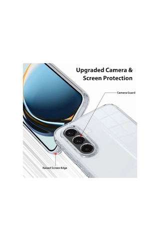 Samsung Galaxy S26 5G Uyumlu Silikon Kılıf - Pastel Renk Tonu Kamera Korumalı Kapak - Şeffaf
