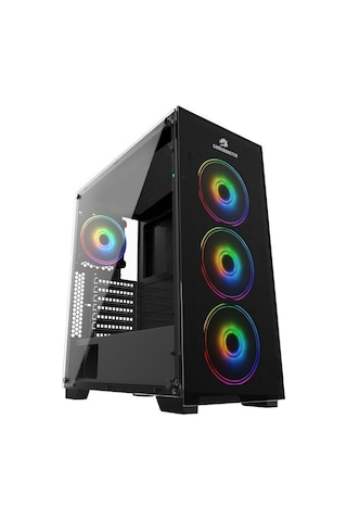 Gamebooster 600W 80+ Gb-Pe05B 4X Rgb Fanlı Gaming Mid-Tower Kasa