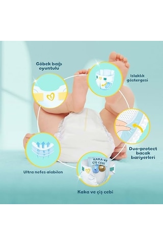 Bebek Bezi Premium Care 2 Numara 60 Adet Ekonomik Paket