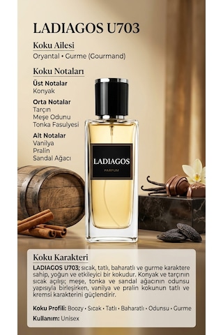 Ladiagos U703 Unisex Parfüm EDP 50 ML