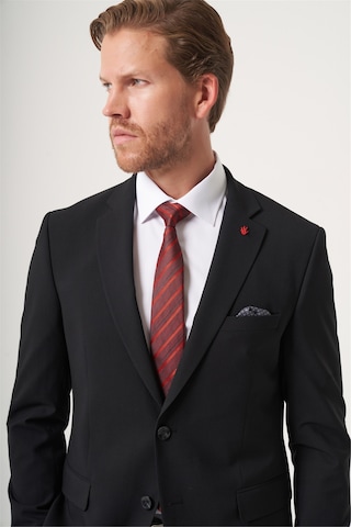 İmza Siyah Mono Yaka 6 Drop Slim Fit Tam Astar Esnek Takım Elbise 1001260181