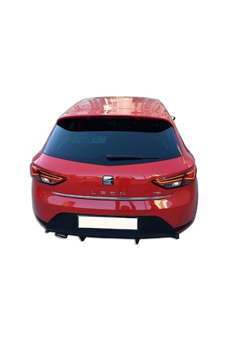 Seat Leon Mk3 - 5f (2013-2016) Style Uyumlu Arka Tampon Eki - Dif