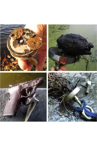 Magnet Fishing 80Mm , Halatlı Güçlü Neodyum Balıkçılığı Seti