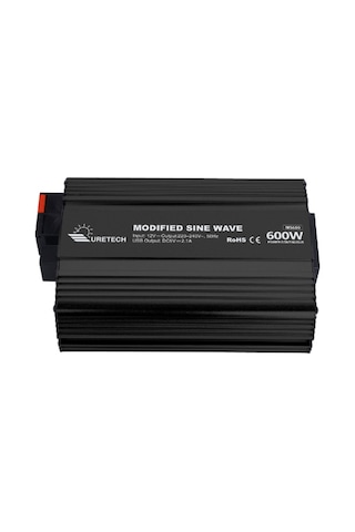 Uretech 600 Watt Sinüs İnverter 12Vdc-220Vac 600 W