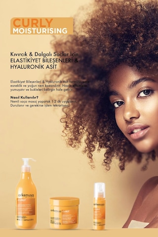 Moisturising Shampoo 500ml Kıvırcık / Dalgalı
