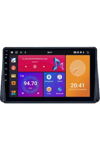 Ford Focus 5 Android Multimedya Sistemi 6-128 Myway 2019-2022 9"
