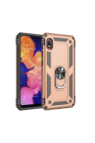 Xiaomi Redmi 7a Kılıf Sert Silikon Yüzüklü Stand Özellikli Kapak