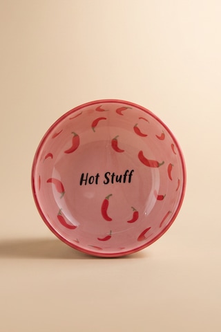 Karaca Spice It Up Acı Biber Desenli Yuvarlak Çerezlik 10 Cm Pembe