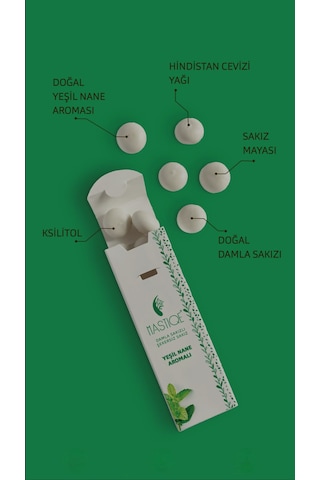 Yeşil Nane Aromalı Sakız 20g