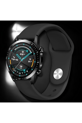 Mi Watch Color İçin Uyumlu 22mm Silikon Kordon