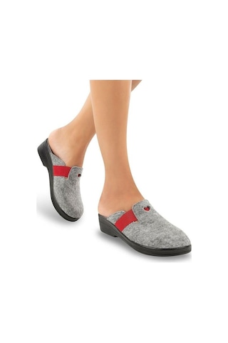 Muya Penny 32924-087 Kadın Kışlık Ev Terliği Gri 36-40 Gri