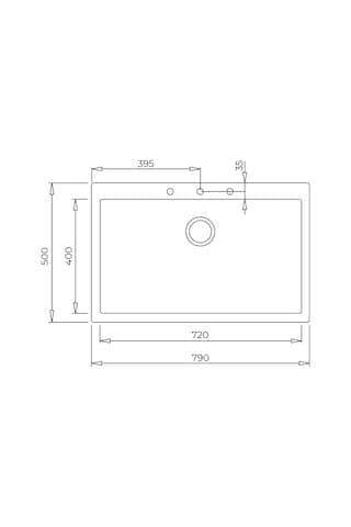 Teka Forsquare 72.40 Tg Tek Hazneli Tegranite+ Eviye - Siyah - 115230000
