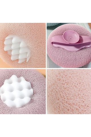 Gaman Vantuzlu Banyo Masaj Lifi Peeling Etkili Vücut Kesesi Ve Köpürtücü Lif Kese