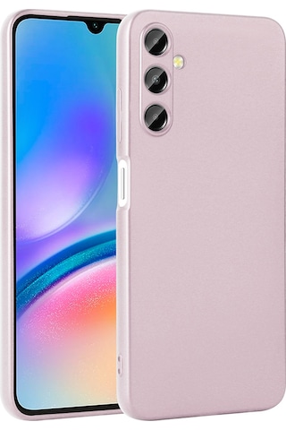 Galaxy Uyumlu A17 Kılıf Zore Premier Silikon Kapak - Rose Gold Rose Gold