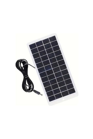 Besthome1 Dream011 Dairesel Dc İle Yeni Araç Şarj Cihazı Telefon Vantilatör Seyahat Kamp Güneş Paneli 10w 12v