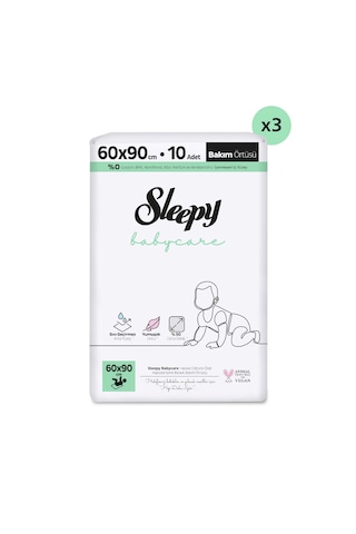 Sleepy Babycare Bebek Bakım Örtüsü 60 x 90 CM 3 x 10 30 Adet