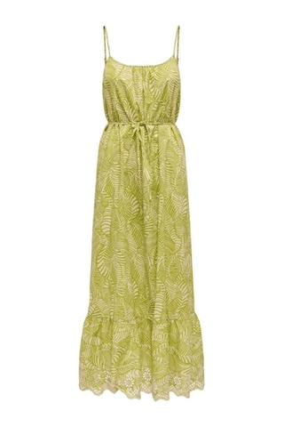 Onllou Lıfe Emb Strap Ankel Dress Ptm Açık Yeşil Cok Renklı