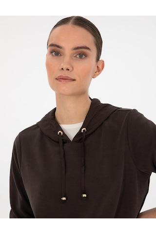 Pierre Cardin Kadın Kahverengi Sweatshirt 50314041-vr029 Kahverengi