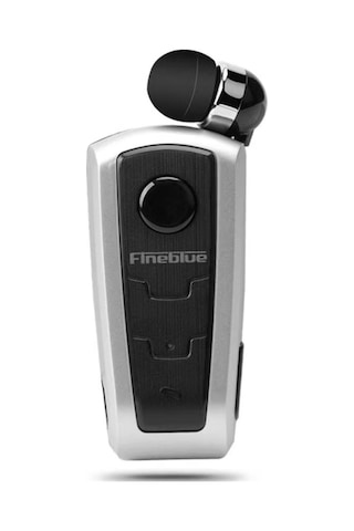 F910 Bluetooth Makaralı Titreşimli Kulak İçi Tws Bluetooth Kulaklık - Gümüş