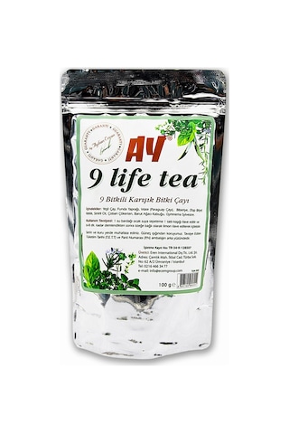 Ay 9 Life Tea 9 Bitkili Karışık Bitki Çayı 100 G