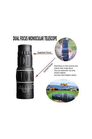 40x60 Telescope Monocular Cep Telefonu İçin Gece Görüşlü İkili Odak Dürbünleri