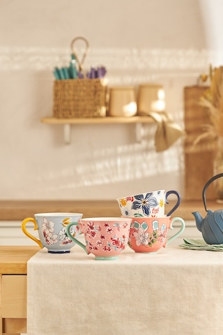 Emsan Blossom New Bone Kupa 435 ML Pembe