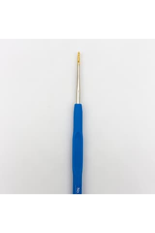 Abarta Tulip Silikon Elastik Saplı Dantel Tığ No:2 & 1.75mm- Mavi No 2 - 1,75 Mm