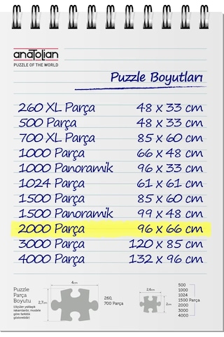 Anatolian 2000 Parçalık Puzzle - Güneş Sistemi 3946