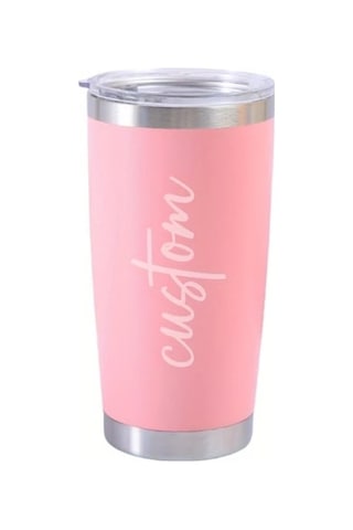 Trendooze Kişiye Özel İşlemeli Paslanmaz Light Blue Termos Bulaşık Makinesine Girmez Açık Mavi Açık Mavi