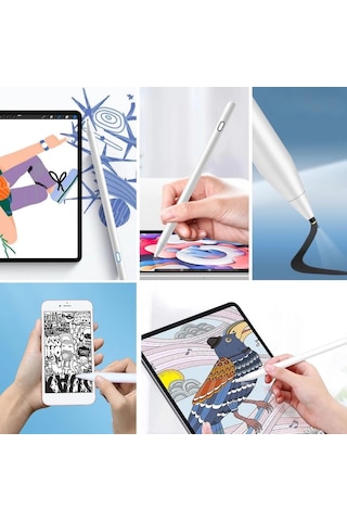 Evrensel Tablet Ve Dokunmatik Telefonlarla Uyumlu Hassas Çizim Ve Tasarım Kalemi 5365