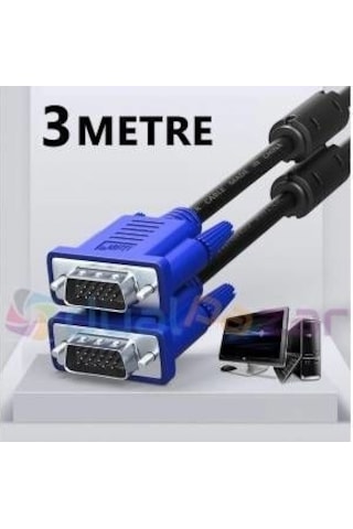 3 Metre Vga Kablo