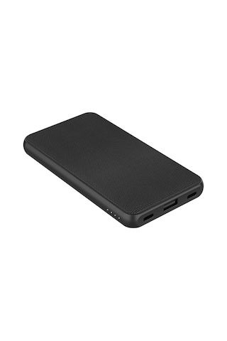 İberry C10 10.000 Mah 20w Çıkışlı Powerbank - Taşınabilir Hızlı Şarj Cihazı - Siyah Siyah