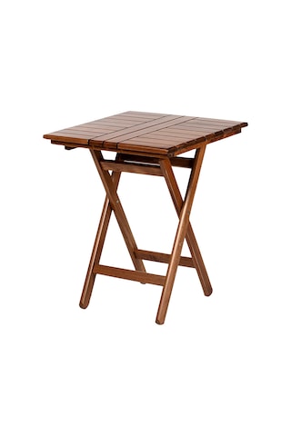 Atina 60X60 Katlanabilir Ahşap Bahçe Balkon Masası