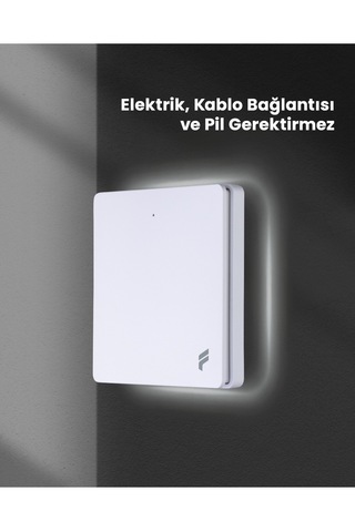 Fonri Kablosuz Tekli Duvar Anahtarı-kendinden Enerjili Ve Akıllı