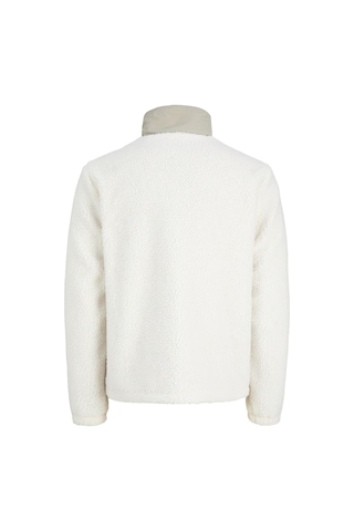 Jack & Jones Jjesoho Erkek Teddy Peluş Ceket Günlük Rahat Krem