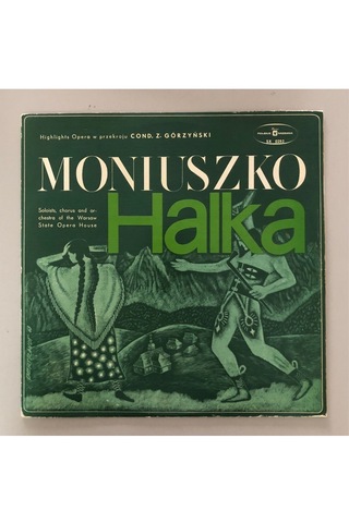 Halka Highlights Opera W Przekroju Lp Plak Orjinal Dönem Polonya Baskı 2.el Plak