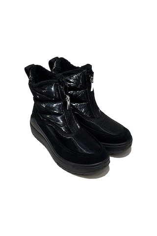 Bot Kadın Diğer 6390 6j Jacalu Textile Upper And Synt Leather-pu Sole Black Siyah