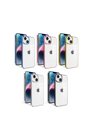 Apple Uyumlu iPhone 14 Plus Kılıf Zore Sun Kapak Rose Gold