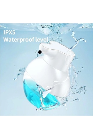 Ulzyvf Akıllı Otomatik Sabun Köpük Ve Jel Dispenseri - Banyo İçin Beyaz Beyaz