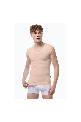 Malabadi Görünmez Atlet Erkek Ten Rengi 2 Li Paket V Yaka Iz Yapmayan Modal Kolsuz Atlet 064 Ten Rengi